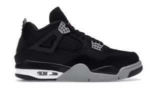 AJ4 Black Canvas