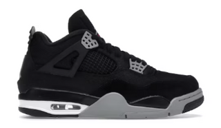 AJ4 Black Canvas