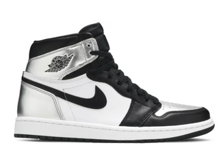 AJ1 High Silver Toe