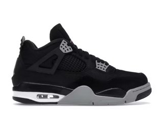 AJ4 Black Canvas