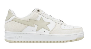 A Bathing Ape Bape Sta Beige Calf Hair