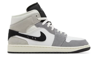 AJ1 Mid White Cement Grey Black