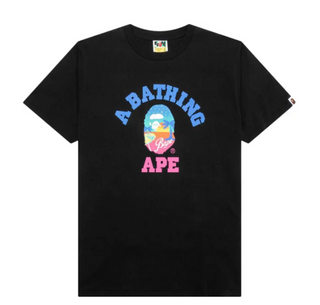 BAPE Sunset Beach Tee Black