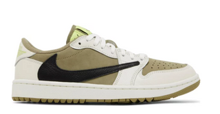 AJ1 Low Golf Travis Scott Neutral Olive