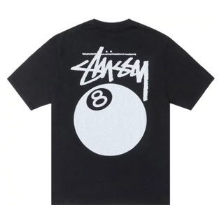 Stussy 8 Ball Pig Dyed Tee Black