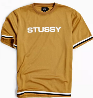 Stussy Basketball Top Jersey Gold