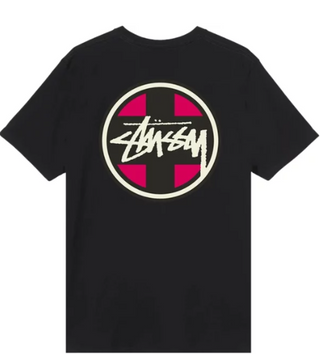 Stussy Cross Dot Tee Black