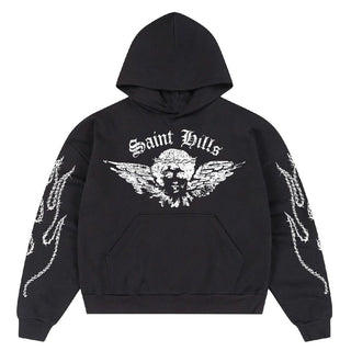 Saint Hills St. Angel Hoodie Black