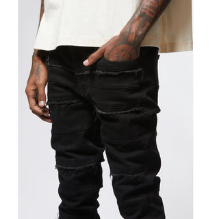 Jet Black Flare Pants